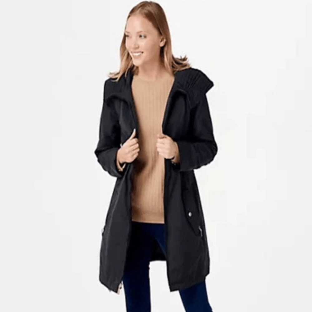 NEW~Centigrade Water Resistant Anorak Jacket w/Pleated Hood ~Women's Sz Small